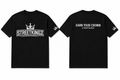 StreetKingz Tee — Black / White Embroidery