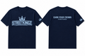 StreetKingz Tee — Navy / Baby Blue Embroidery