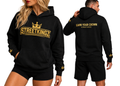 StreetKingz Hoodie — Black / Gold Embroidery