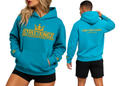 StreetKingz Hoodie — Turquoise / Gold Embroidery